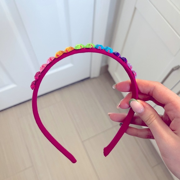 Thin Jeweled Rainbow Girls Headband - Picture 2 of 3